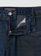 Blue straight jeans in stretch denim regular fit_5