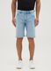Men&rsquo;s slim-fit blue denim Bermuda shorts_1