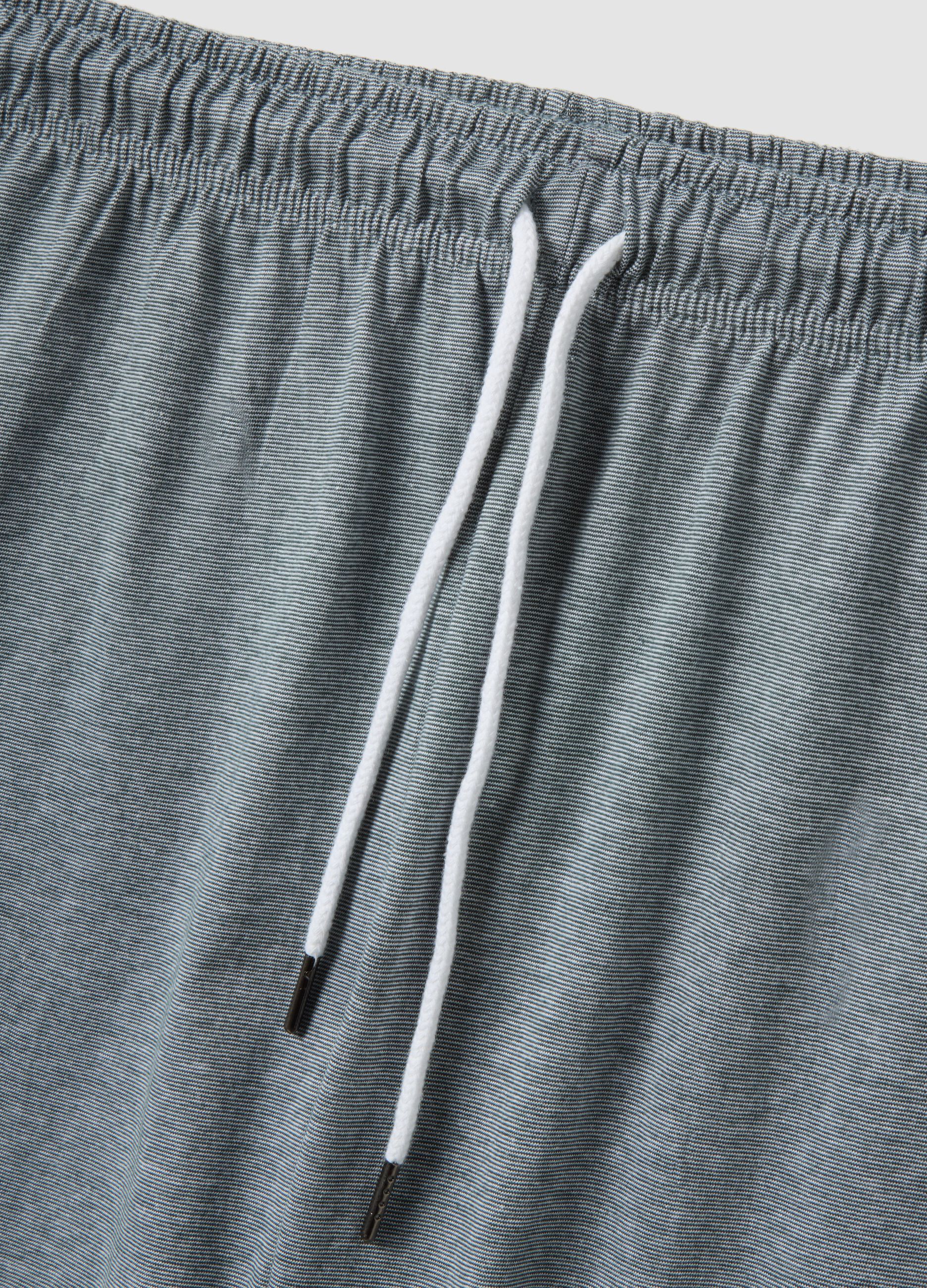 Short Pyjamas in Multicolour Organic Cotton with Regular Fit