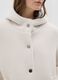 White regular fit coat with hood and buttons_3
