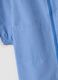 Light blue gingham nursery apron with zip and machine embroidery_3