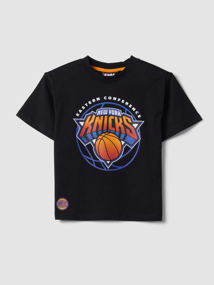 Black short-sleeved pure cotton T-shirt_0