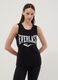 Top de al&ccedil;as preto em algod&atilde;o puro com ajuste regular e logo Everlast_1