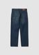 Jeans de ganga azul 100% algod&atilde;o, corte straight_6