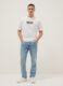White pure cotton t-shirt regular fit with One Piece logo_2