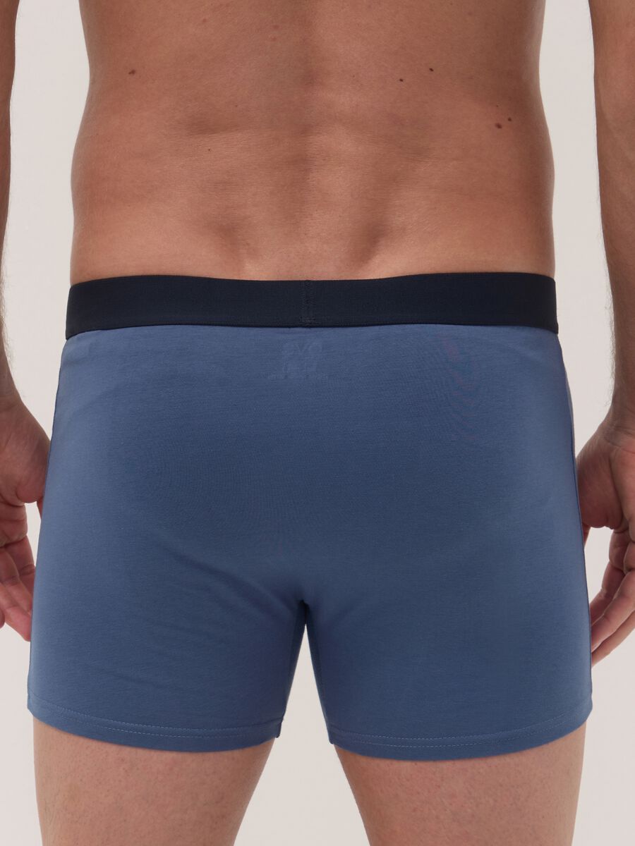 3-pack of blue stretch organic cotton boxer shorts_2