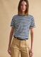 Multicolour striped cotton t-shirt regular fit_0