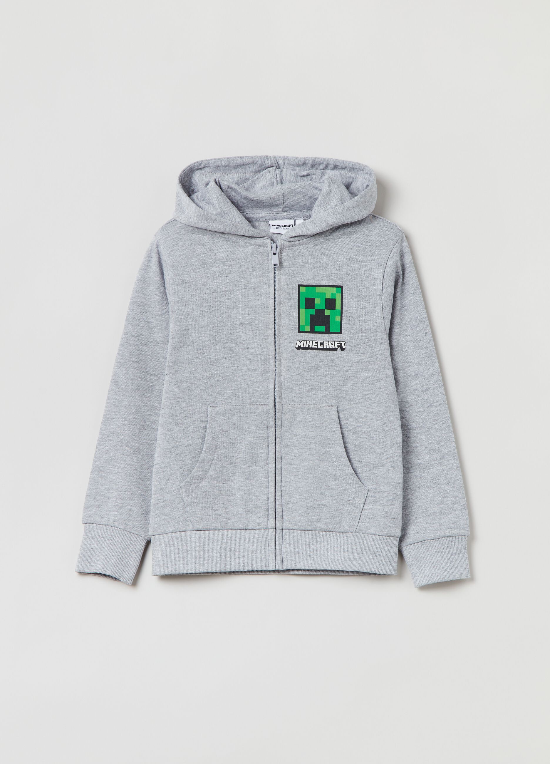 minecraft zip up hoodie