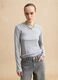 Grey crewneck long sleeve regular fit top_2