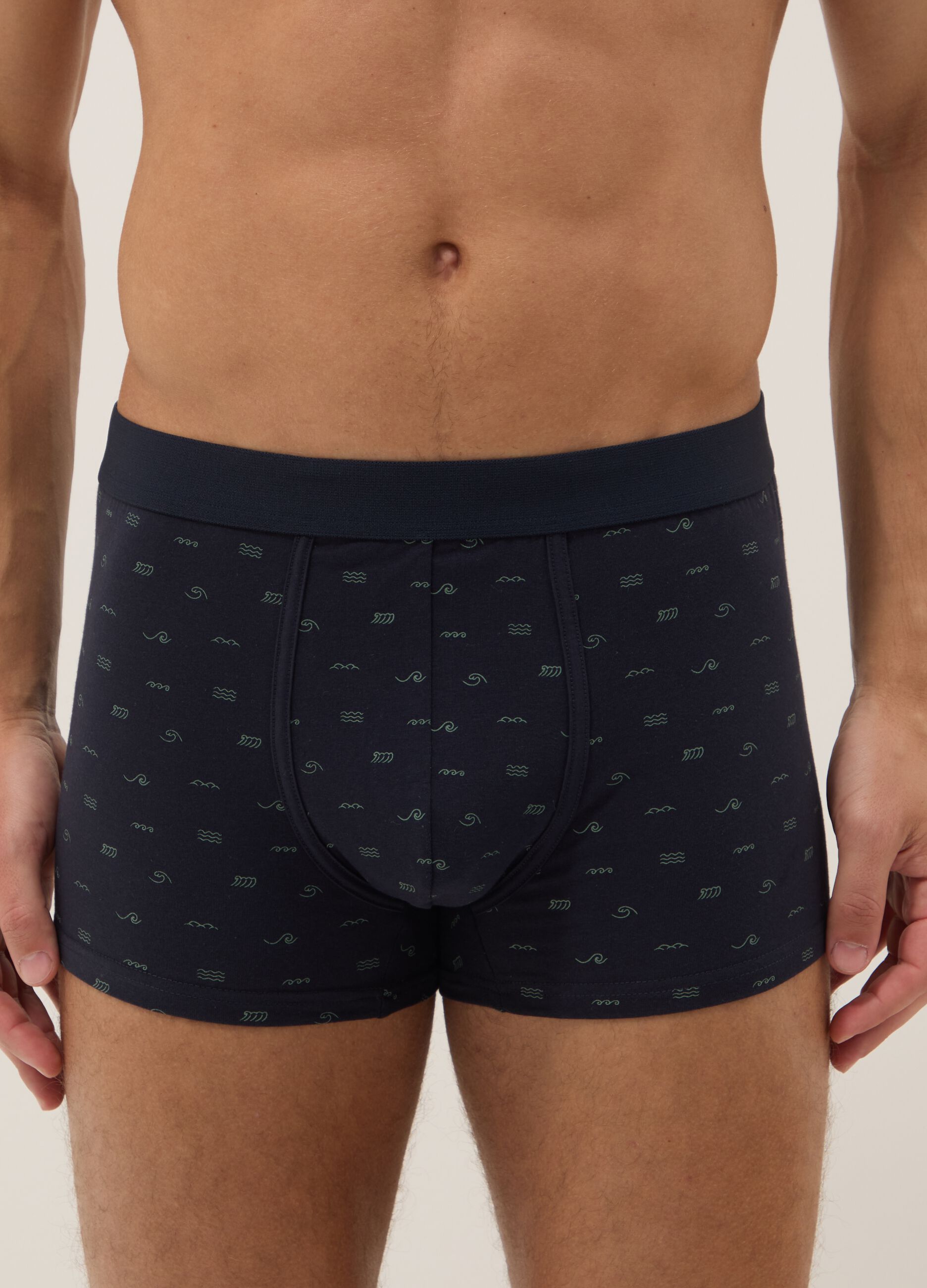 3er-Pack Boxer aus elastischer Baumwolle, mehrfarbig, Regular Fit