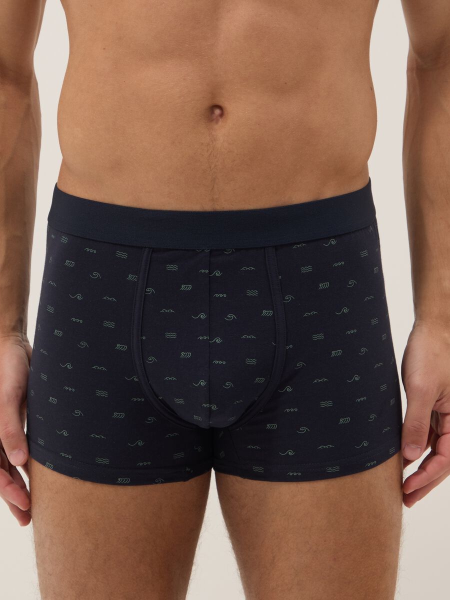 Multicolour stretch cotton boxer 3-pack, regular fit_1