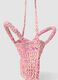 Multicoloured pure paper fabric bag for girls with shoulder strap_1