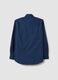 Camicia blu regular fit con collo button-down easy iron_5