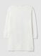 Cream white pure cotton nightshirt with Peanuts print_6
