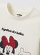 Wei&szlig;es M&auml;dchen-T-Shirt aus Stretch-Baumwolle mit Minnie-Print_2