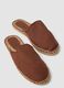 Sandalias marrones estilo espadrillas_1