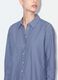 Blau gestreiftes Hemd aus Popeline aus reiner Baumwolle, Regular Fit_3