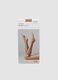 2-pack of beige sheer socks in stretch fabric_0