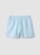 Blue striped pure cotton pyjama shorts, regular fit_4