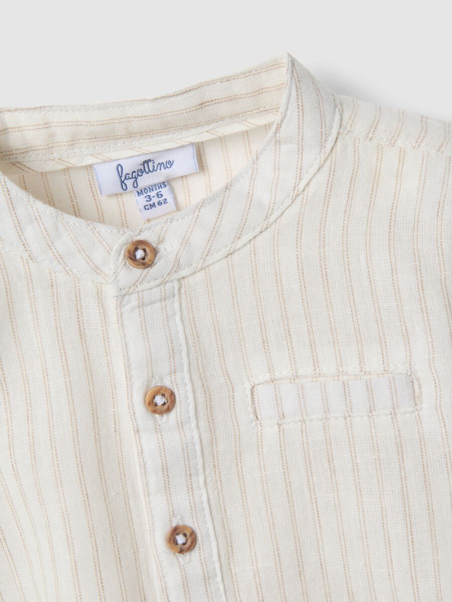 Beige body in linen and cotton blend_3