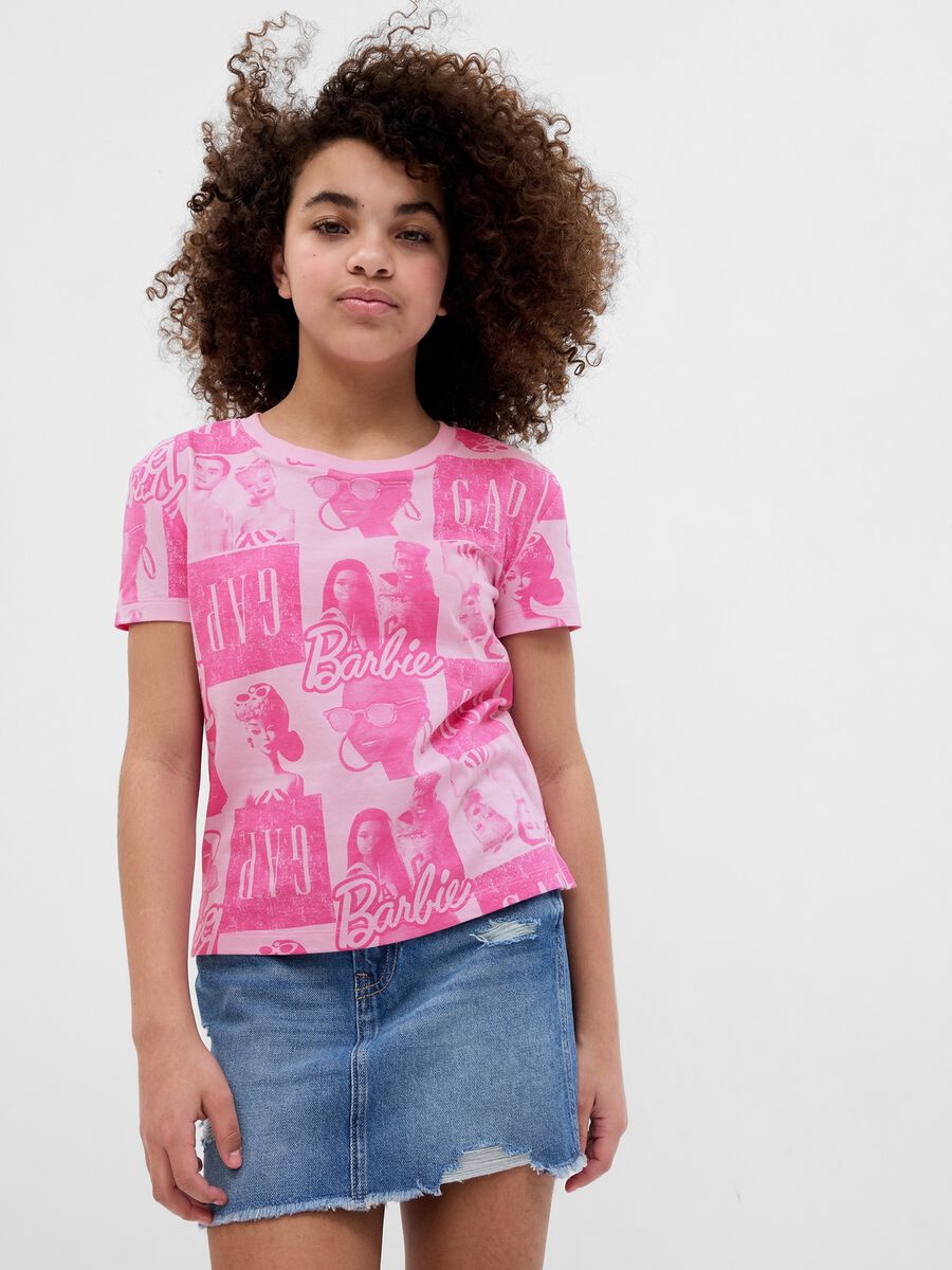 T-shirt con stampa all-over Barbie™_0