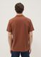 Brown short-sleeve stretch-cotton polo shirt_3