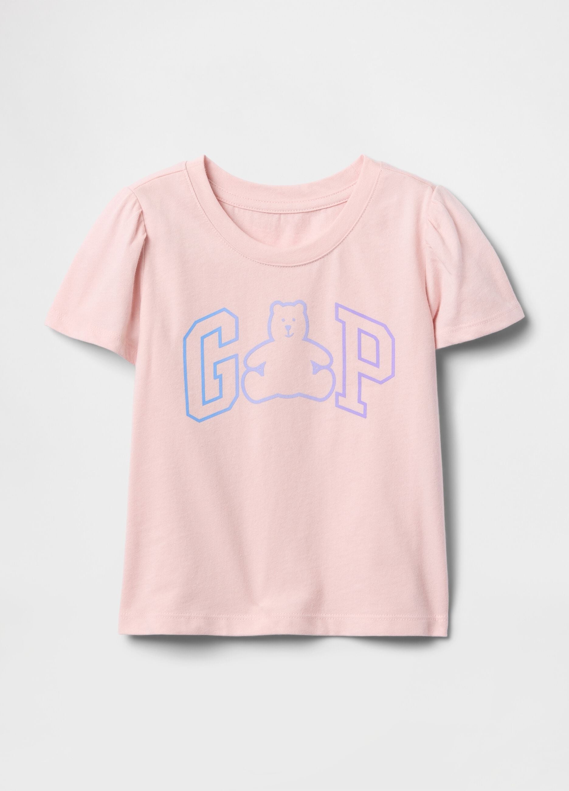 Rosa Kurzarm-Baumwoll-T-Shirt GAP Kids