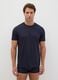 Blue pure cotton regular fit t-shirt_0