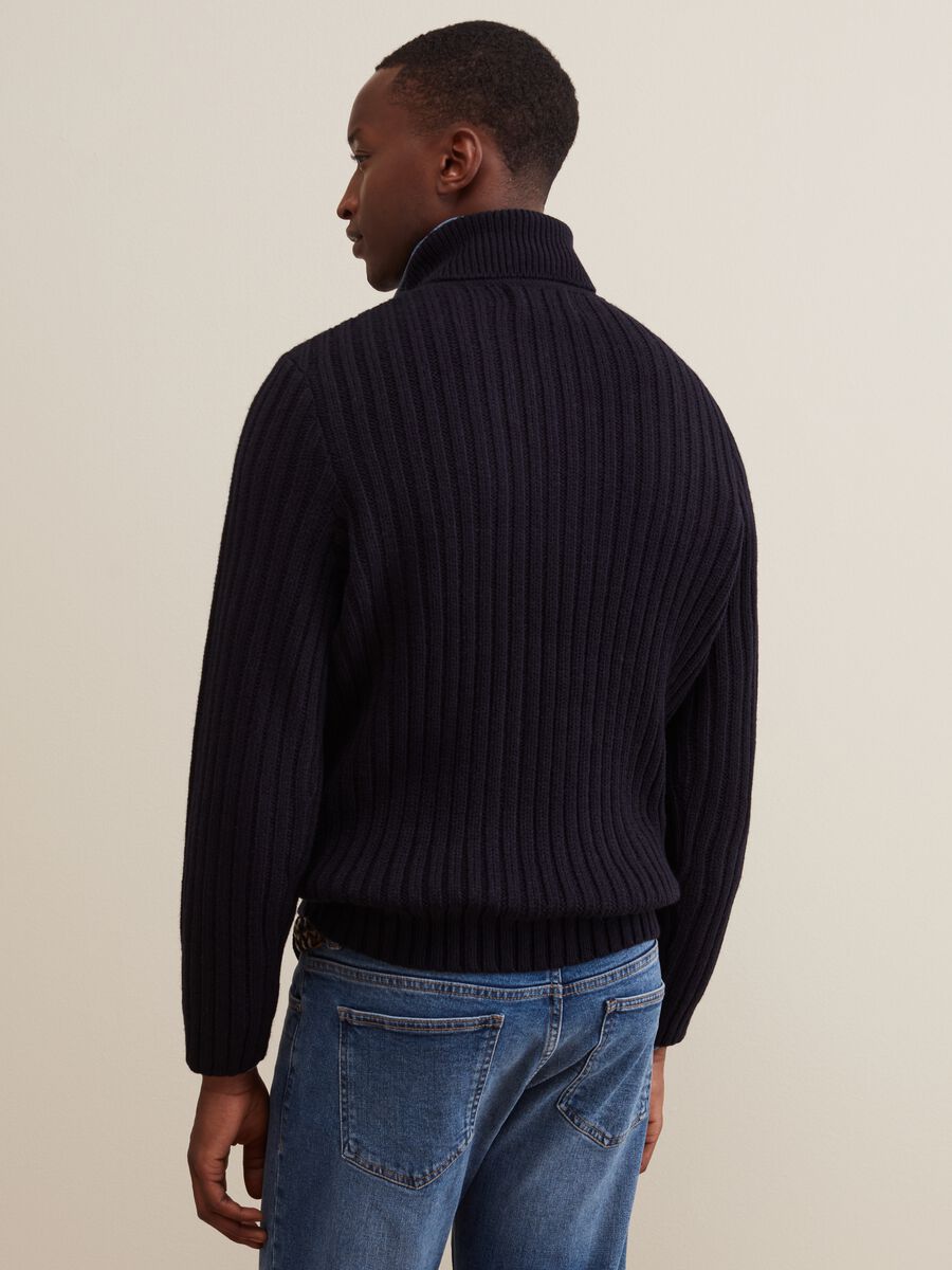 Ribbed pullover with high neck_1