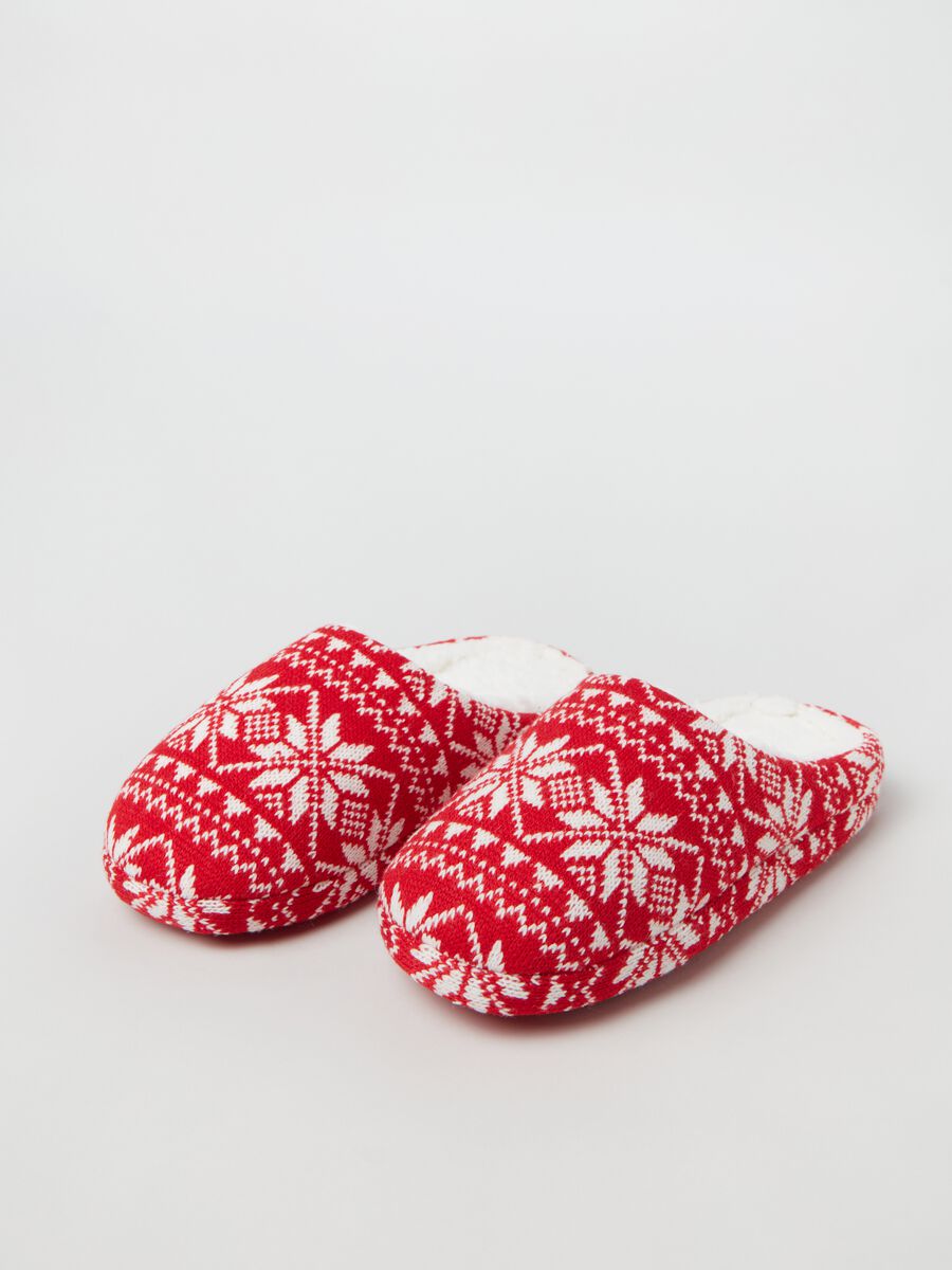 Norwegian-patterned slippers_1