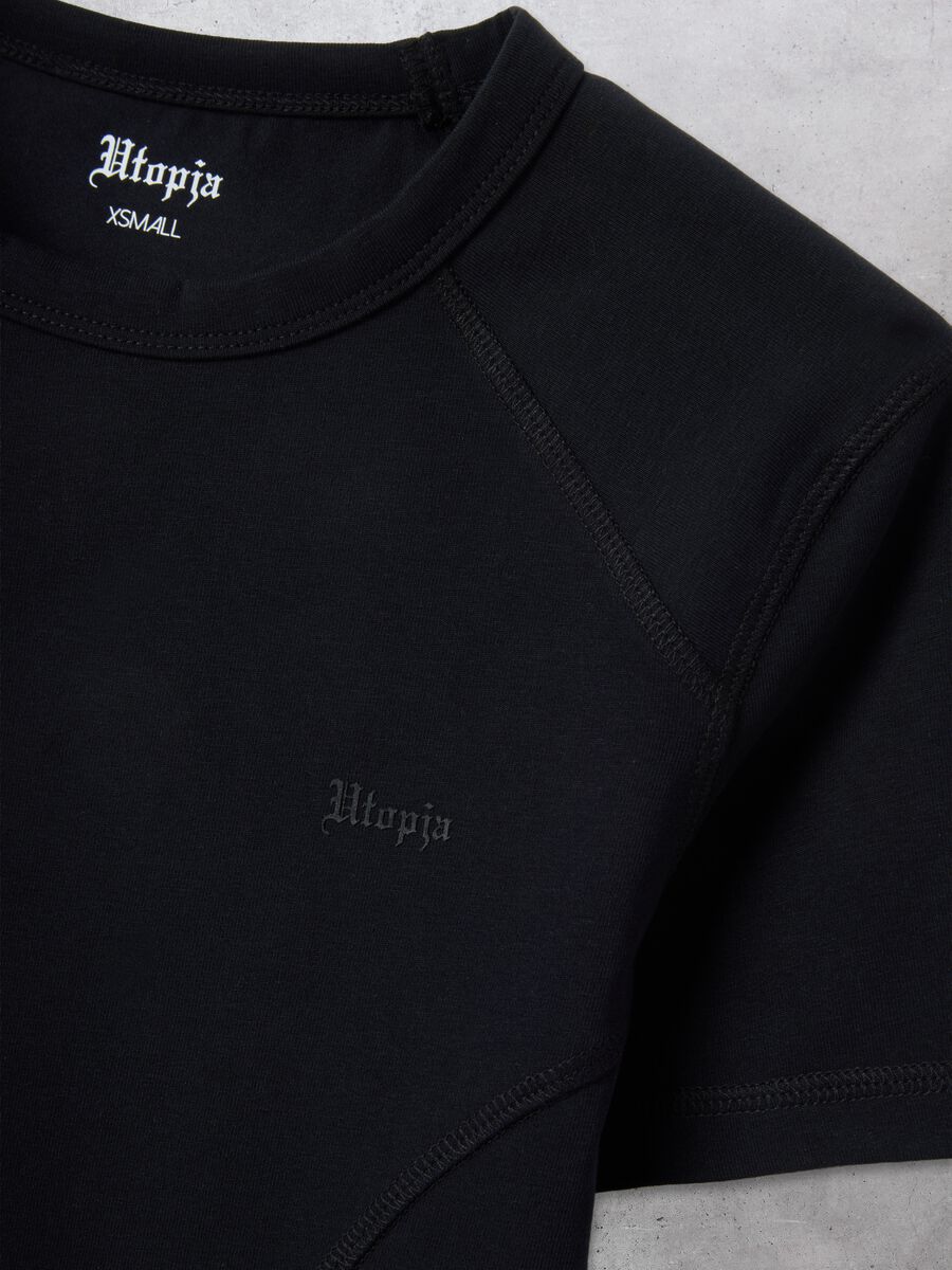 Fitted Black Logo T-shirt_6
