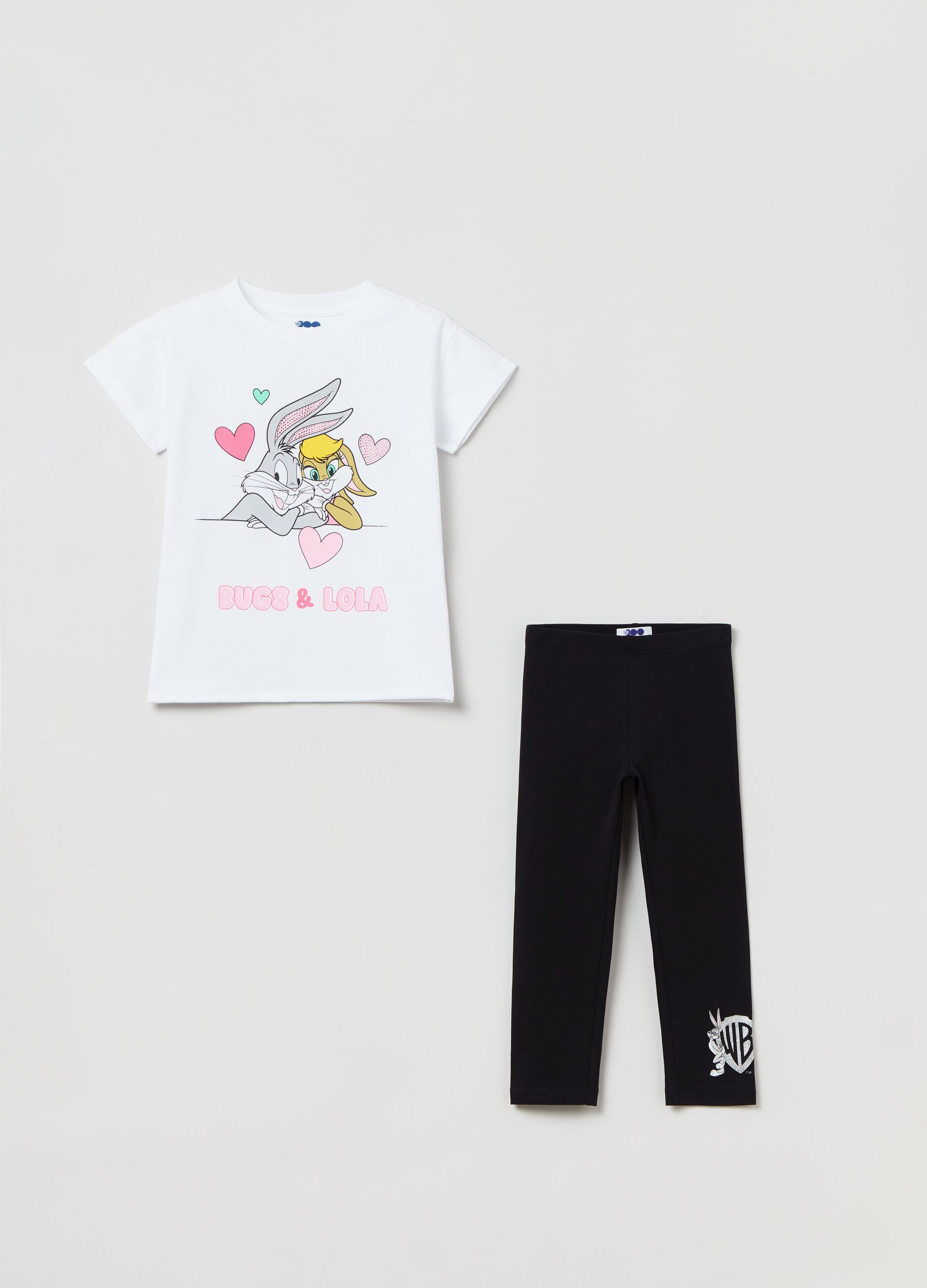 Jogging set with Bugs Bunny and Lola print