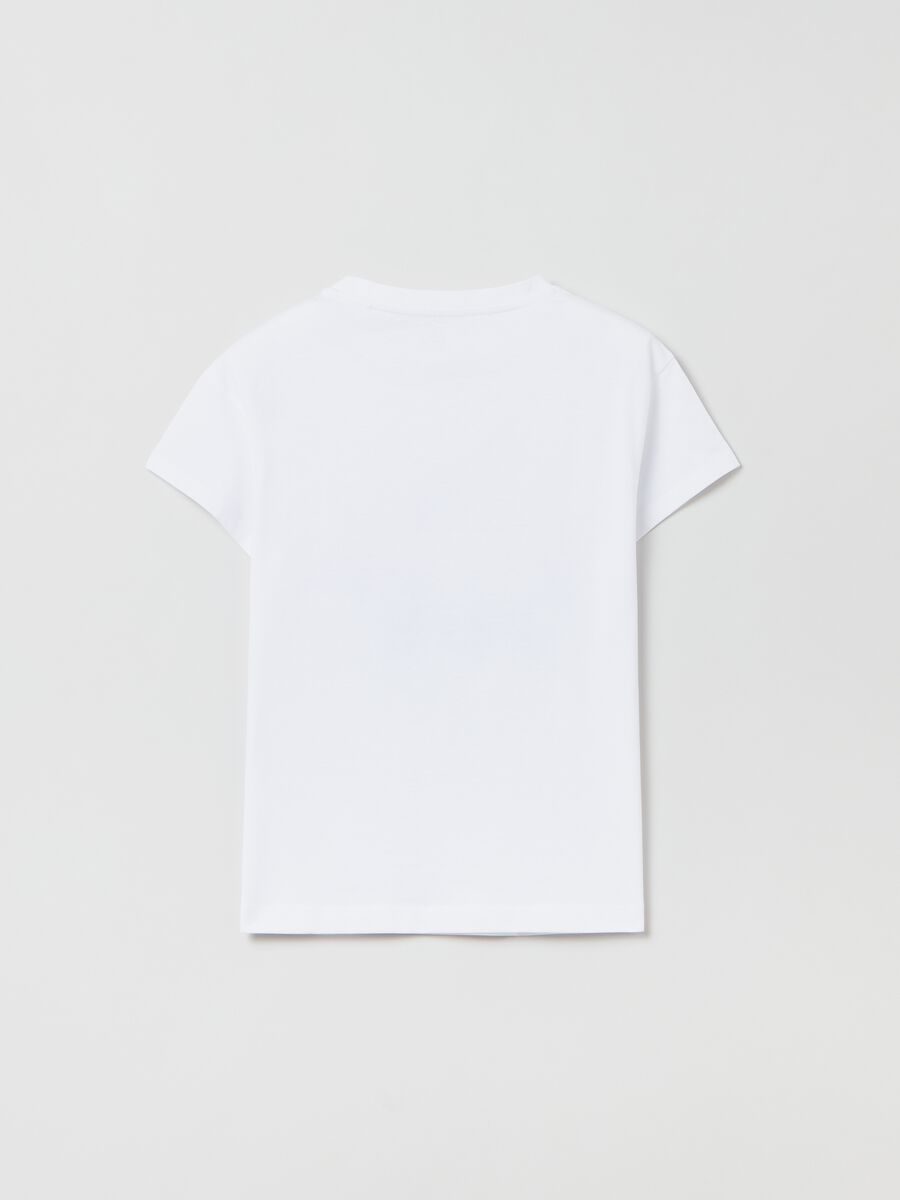 Camiseta de algodón con motivo de texto_1