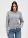 Grey crew neck sweater regular fit_1