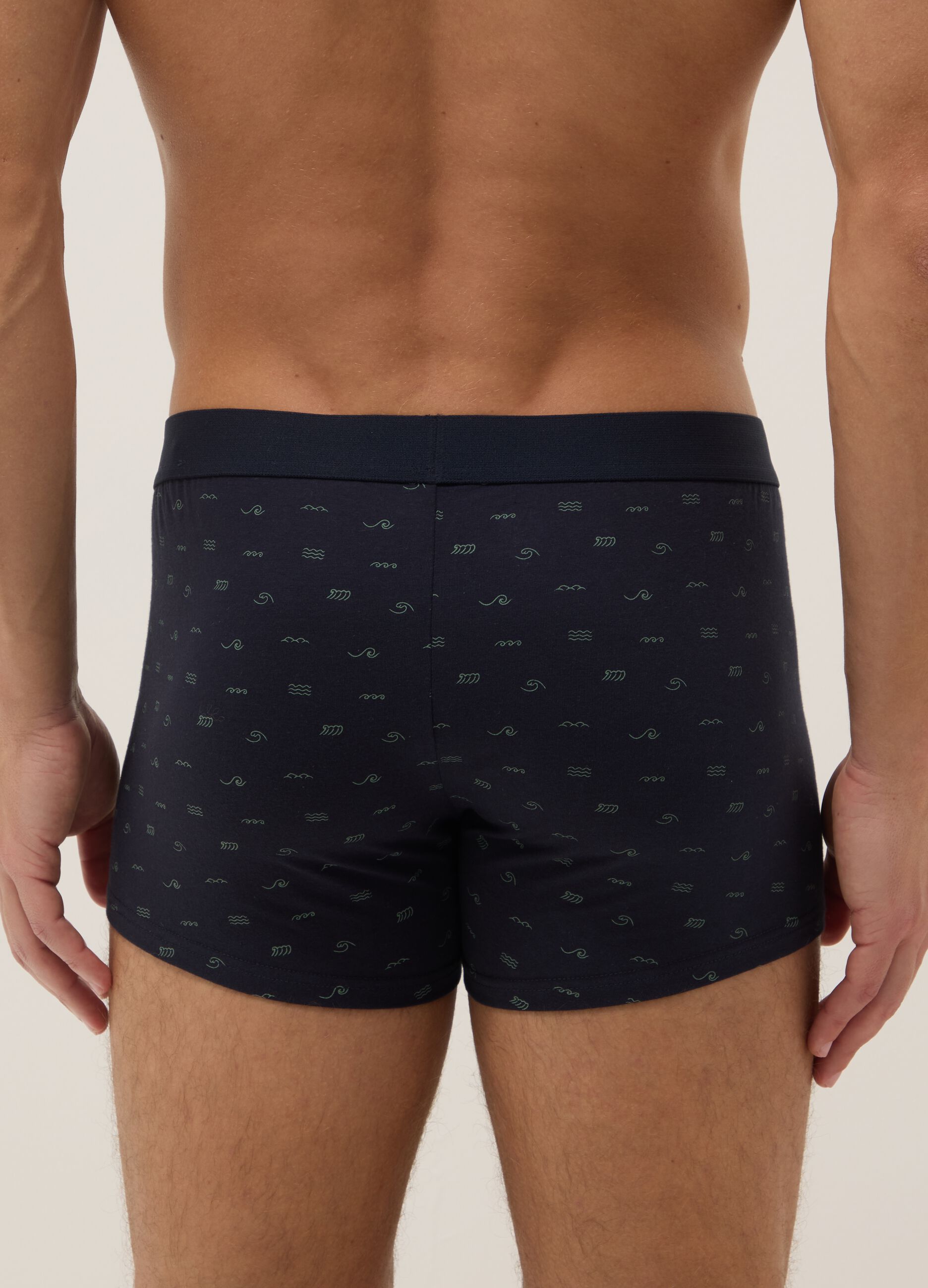 3er-Pack Boxer aus elastischer Baumwolle, mehrfarbig, Regular Fit
