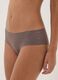 Grey hipster briefs in stretch microfibre with regular waist_2