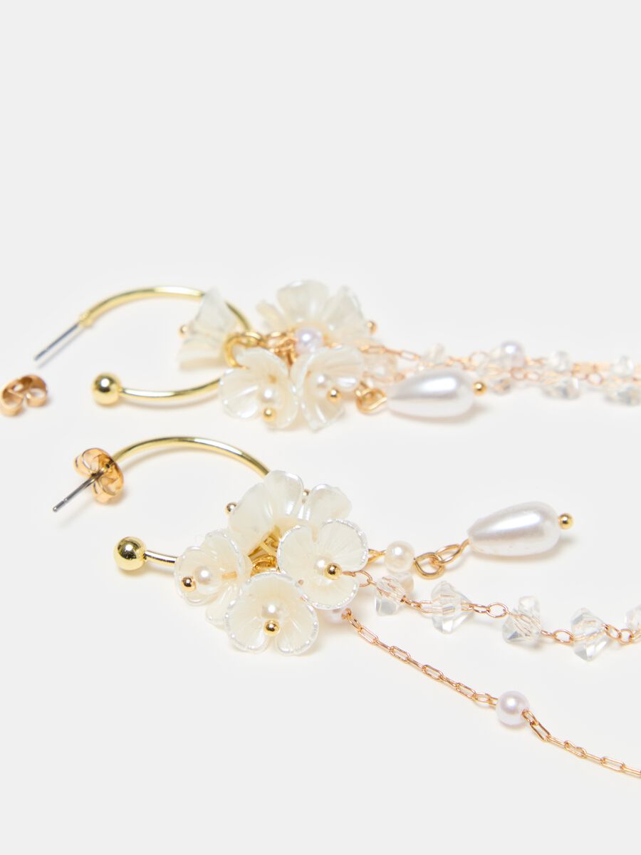 Waterfall earrings with pearls_1