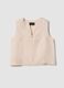 Beige linen-viscose blend top with oversized fit_4