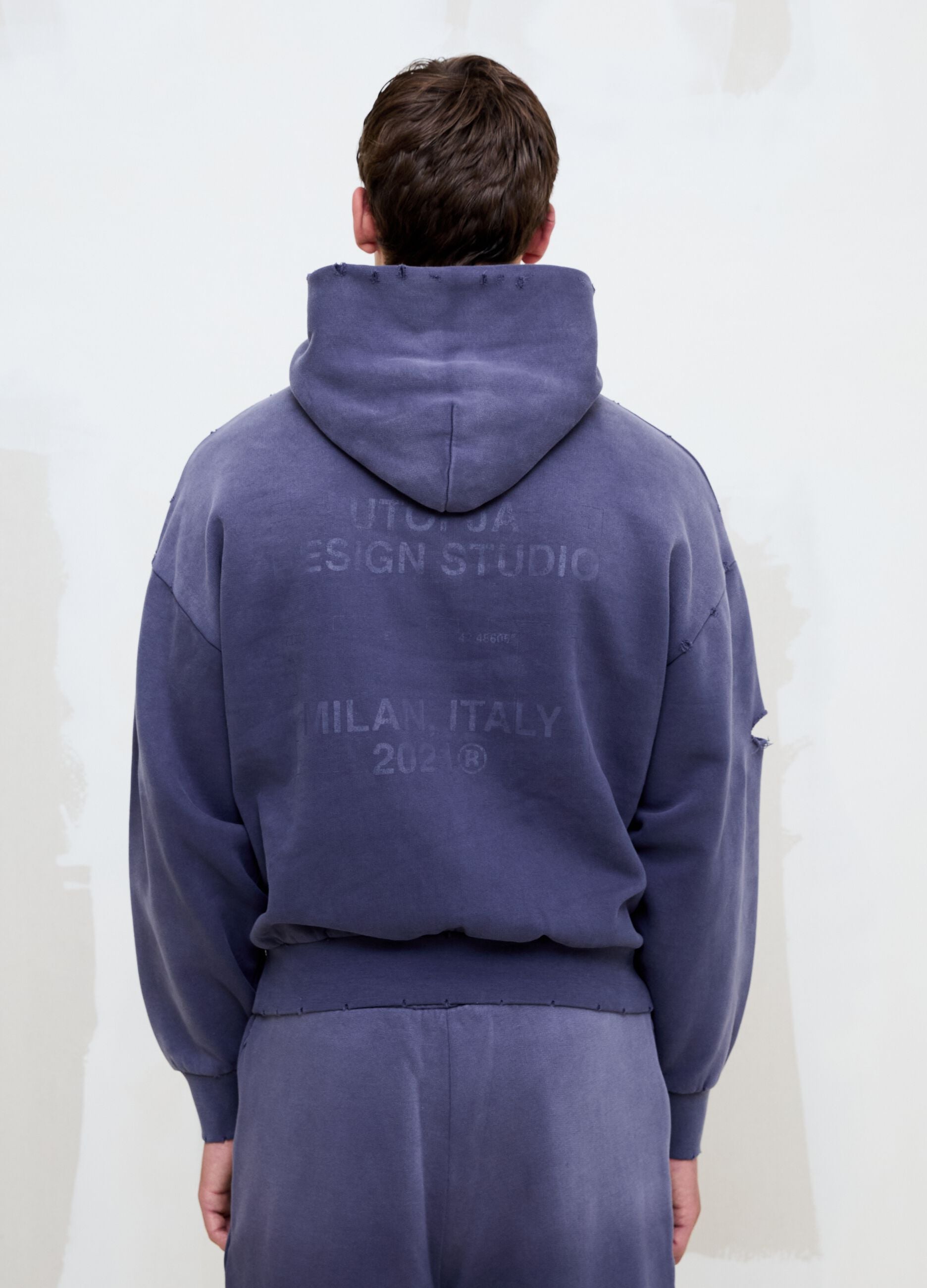 Hoodie Sunfaded Dark Twilight