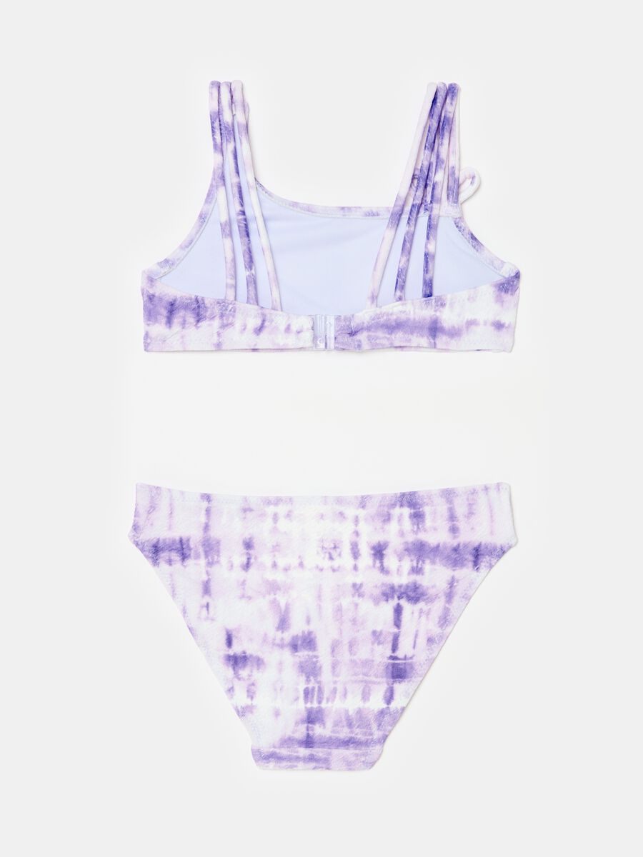 Bikini with tie-dye pattern_1