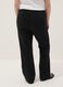 Weit geschnittene Jeans aus schwarzem Stretch-Baumwolle_2
