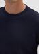 Langarm-T-Shirt aus blauem Baumwollstoff_3