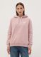 Sweatshirt rosa com capuz em algod&atilde;o puro com estampado Lilo & Stitch_0