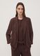 Brown regular-fit blazer with classic lapel_0