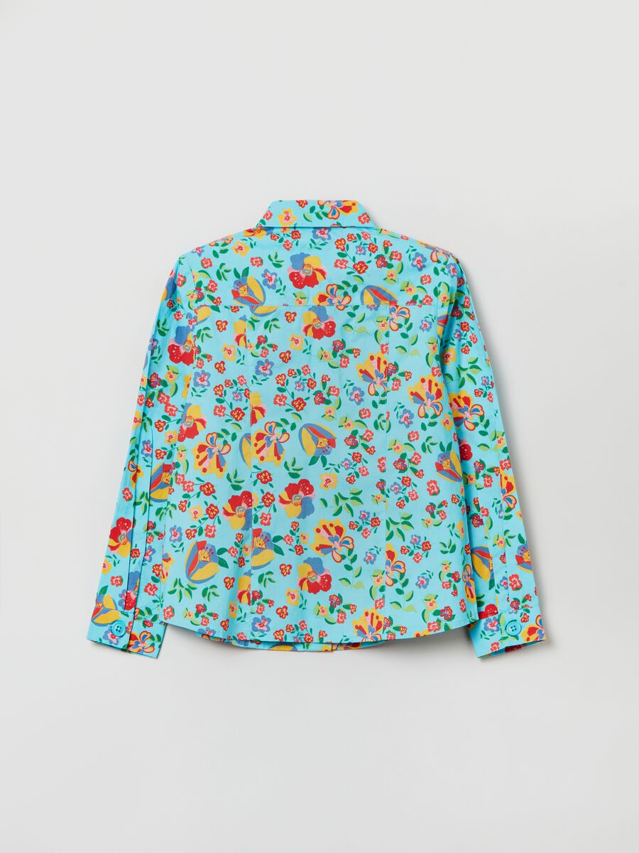 Floral shirt in cotton_4