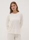 Black stretch-fabric crew-neck pyjamas_1