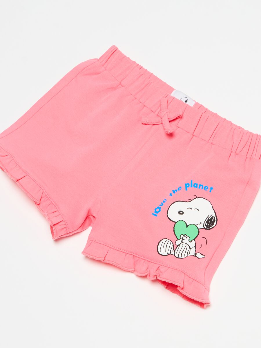 Jogging set with frills and Snoopy print_2