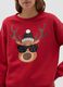 Oversized sweatshirt with Rudolph the Red-nosed Reindeer print_2