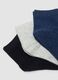 5er-Pack kurze Multicolor-Socken aus elastischer Bio-Baumwolle_1