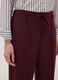 Violette Straight-Fit-Hose aus elastischer Viskose_3